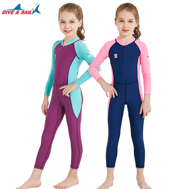 Đồ Bơi Dài Tay Bé Gái Bé Trai  - Chống Nắng Cho Trẻ Từ 10kg Đến 46kg