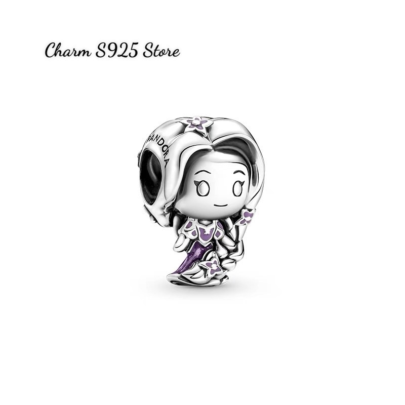 charm pan.do.ra disney Tangled Rapunzel bạc s925 cao cấp
