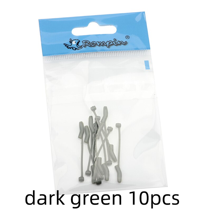 Set 10 Phụ Kiện Gắn Lưỡi Câu Cá Màu Đen