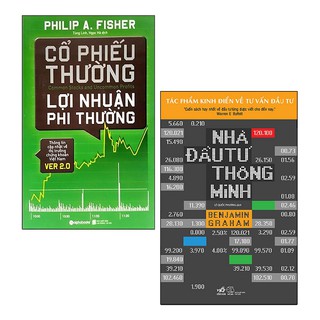 Sách - Combo Cổ phiếu thường lợi nhuận phi thường + Nhà đầu tư thông minh