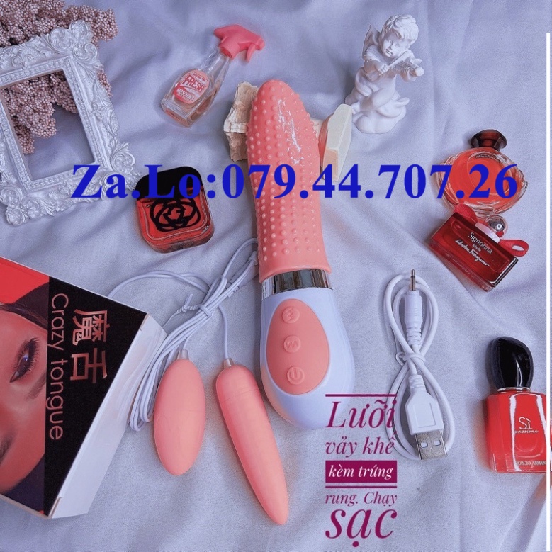 Máy Trứng Chày Lưỡi Rung Massage Tình Yêu Không Dây Cho Nữ Nam Mini 2 đầu Cực Mạnh Giá rẻ Máy/rung.tình yêu.tình.dục nữ
