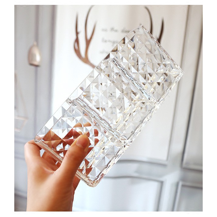Cốc cọ 3 ô chữ nhật Diamond CC09