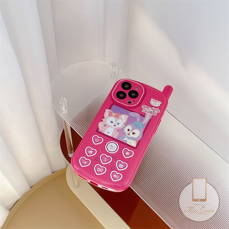 Ốp Điện Thoại TPU Mềm Họa Tiết Disney Linabelu StellaLou Cho iPhone 11 12 13 14 Pro MAX 7 8 Plus XR X XS MAX SE 2020