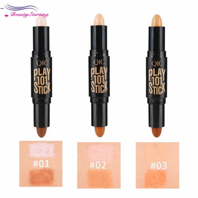 (hàng Mới Về) Thỏi Kem Bắt Sáng Tạo Khối Che Khuyết Điểm Hai Đầu Tạo Hiệu Ứng 3d Qic | BigBuy360 - bigbuy360.vn