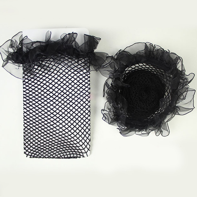 Vớ lưới dài trên gối thắt nơ thời trang dành cho nữ