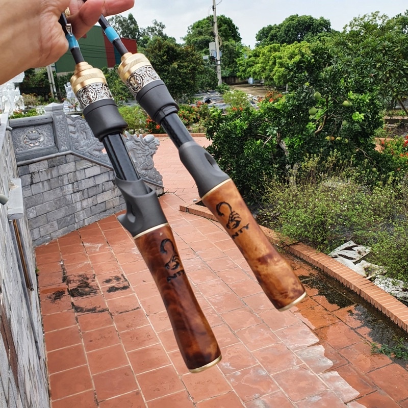 Cần câu Lure UL cán gỗ LEMOREN xịn xò