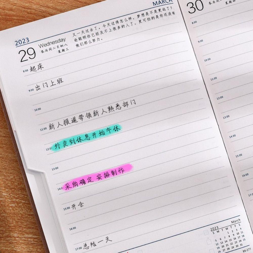 Sổ Tay Ghi Chú Tự Làm Từ Da PU PEWANY 2023 A5