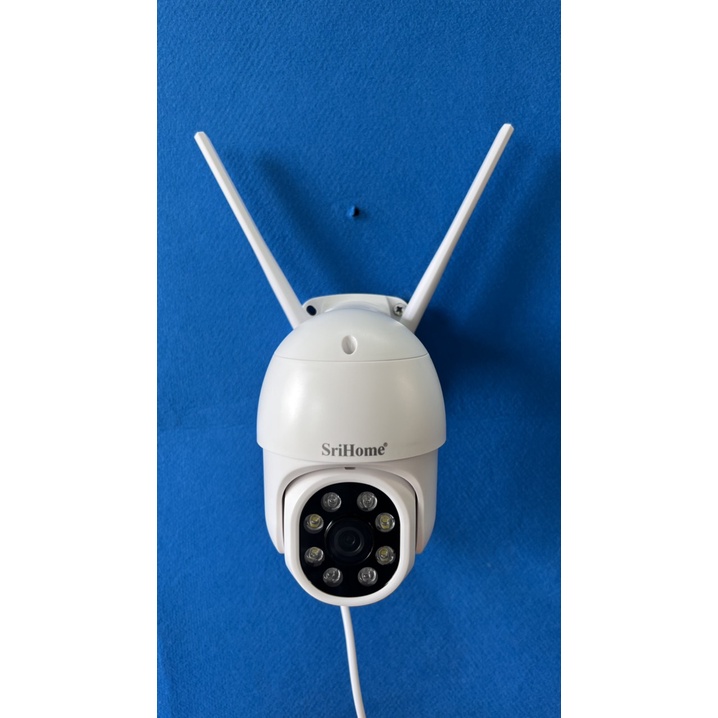 Camera PTZ Srihome có màu ban đêm, xoay 360 độ, ngoài trời chống nước, nói chuyện 2 chiều to rõ, cảnh báo trộm