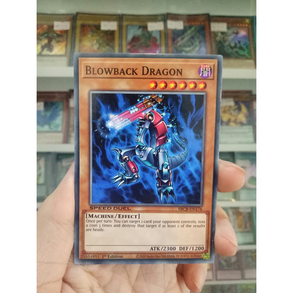 Thẻ Bài Lẻ YugiOh! Mã SBCB-EN176 - Blowback Dragon - Common - 1st Edition