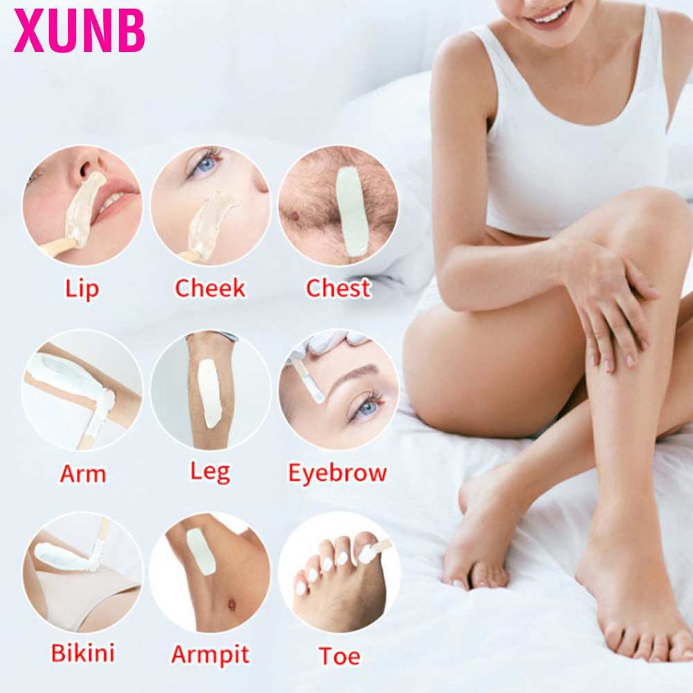 [Hàng mới về] Hộp 100g Hạt Đậu Sáp Cứng Trong Suốt Tẩy Lông Tiện Dụng | BigBuy360 - bigbuy360.vn