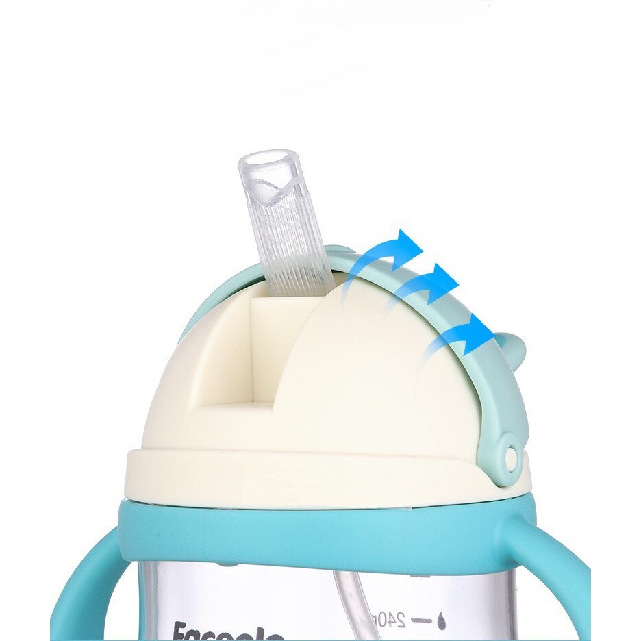 Bình tập uống chống sặc FACEOLO 240ml cho bé
