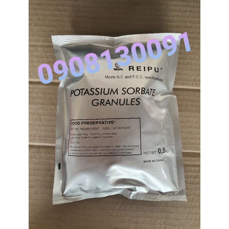 POTASSIUM SORBATE (CHẤT BẢO QUẢN THỰC PHẨM)