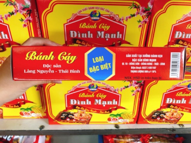 BÁNH CÁY LÀNG NGUYỄN - Đặc sản Thái Bình- 0,5kg | BigBuy360 - bigbuy360.vn