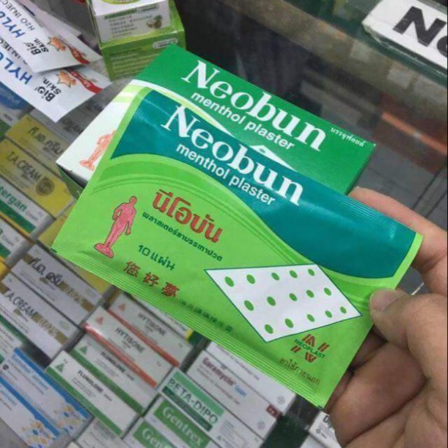 Cao dán cổ vai gáy Thái Lan (có sẵn)