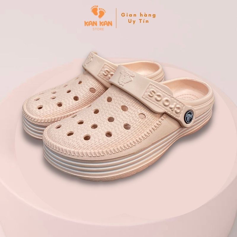 Dép Sục Nam Nữ KA073 Sục Cross Nhựa Quai Hậu Bản Đẹp Mẫu Mới KanKanStore | BigBuy360 - bigbuy360.vn