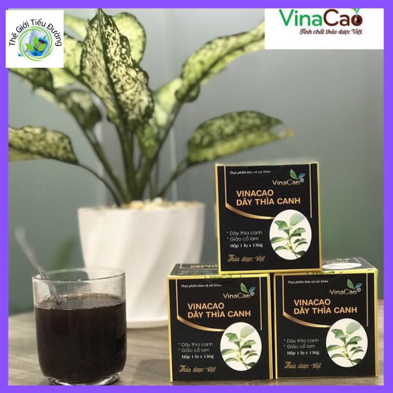 Cao dây thìa canh Vinacao (Giúp ổn định và giảm biến chứng tiểu đường)( 1 hộp )