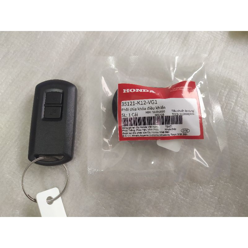 Bán lẻ Remote K12.K44.K59.K66 Smartkey honda chính hãng ( LEAD VÀ VISION)