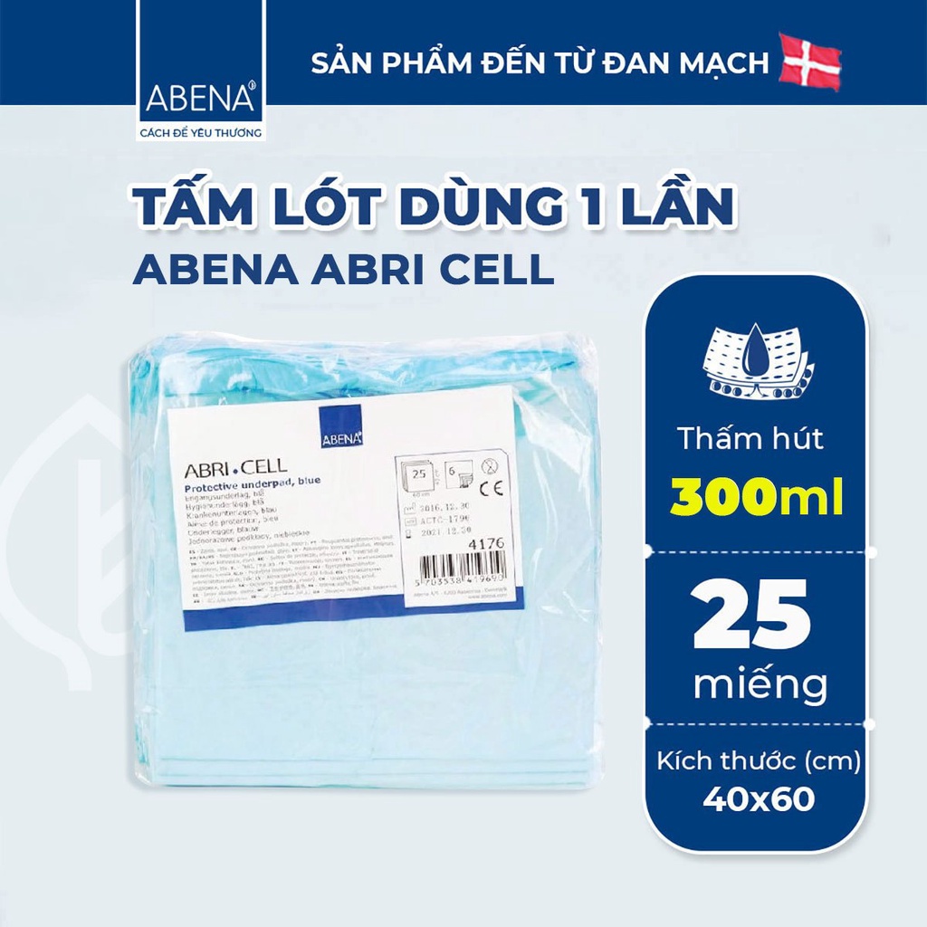 Quà tặng đi sinh đủ đầy Abena cho mẹ nhập khẩu Đan Mạch (7 món) - tặng túi đi sinh