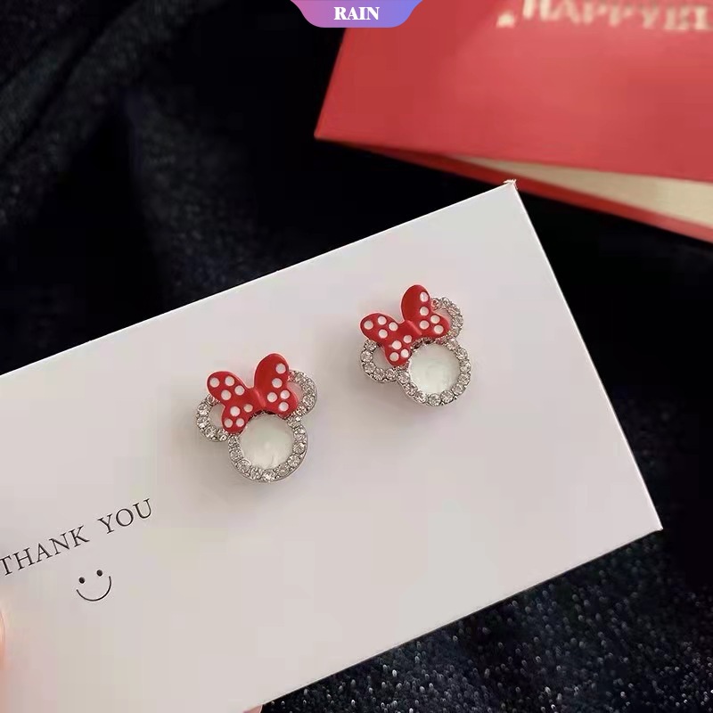 Bông Tai Hình Chuột Mickey Mini Dễ Thương Cho Bé Gái