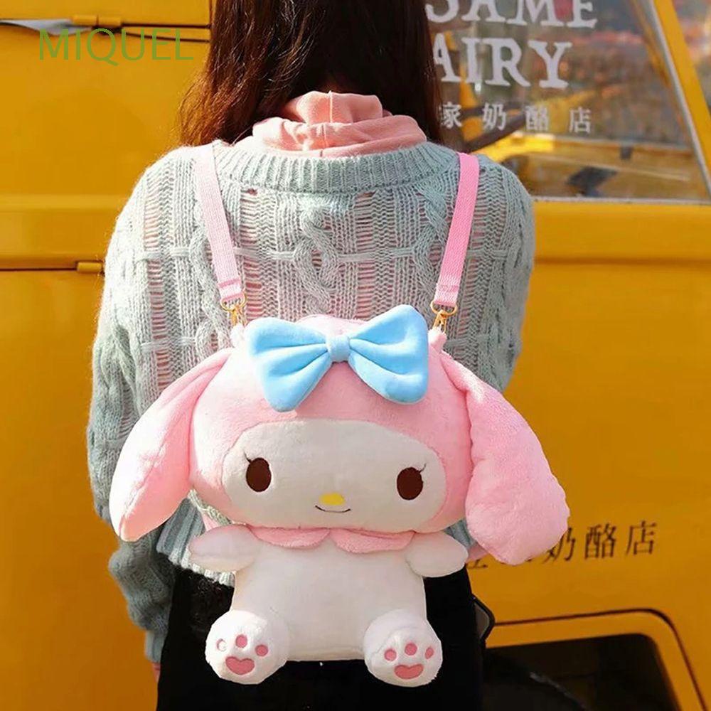 Ba Lô Thú Bông Hình Mèo Kitty Jam Kuromi Dễ Thương Làm Quà Tặng Cho Bé