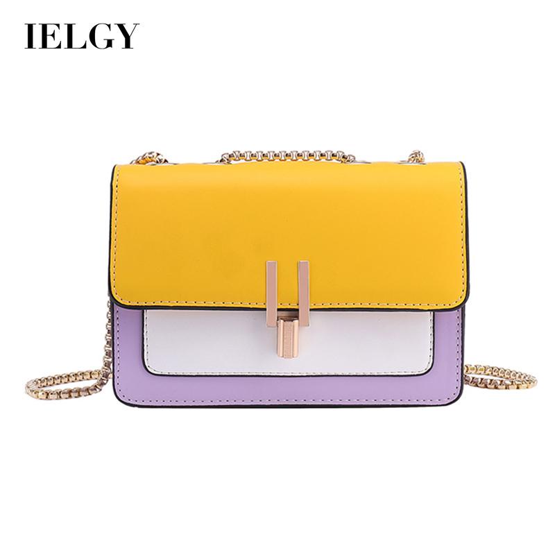 Túi Đeo Vai Hình Vuông Màu Sắc Thời Trang Phong Cách Hàn Quốc Cho Nữ