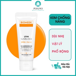Kem chống nắng Biomeek chống nắng phổ rộng dùng được cho cả da mụn da nhạy cảm 40ml