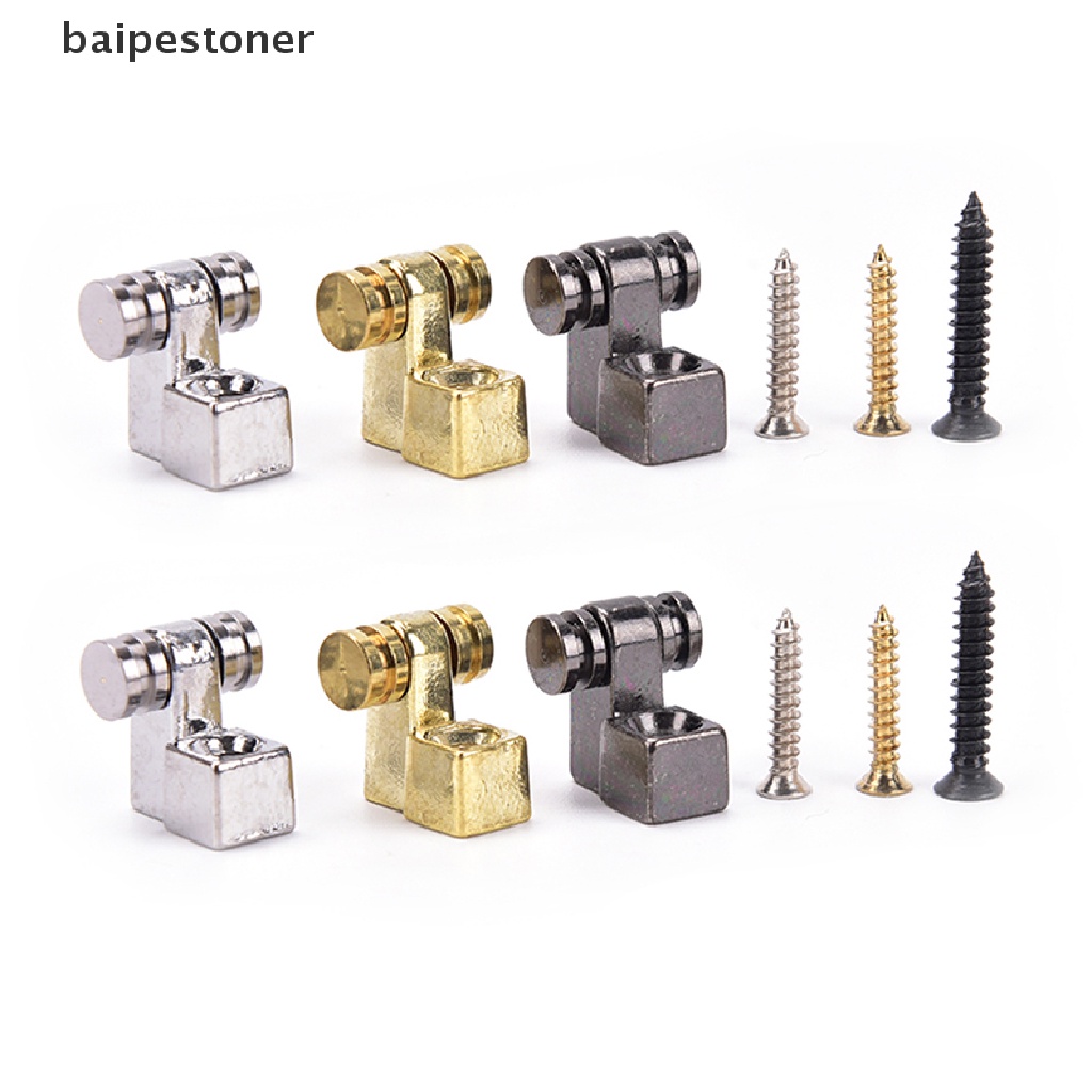 Set 2 Con Lăn Cố Định Dây Đàn Màu Bạc Cho Guitar Điện