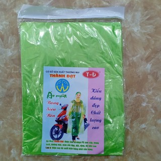 Áo mưa giấy thành đạt giá rẻ loại tốt