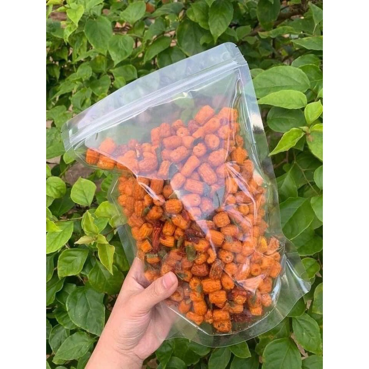 Nui  Bò Lá Chanh, nui  bò sấy giòn túi 500gr