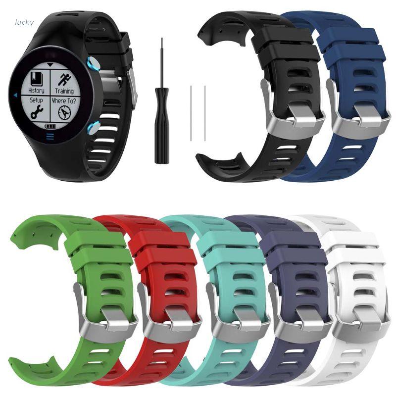 Dây đeo silicon thay thế cho đồng hồ Garmin Forerunner 610