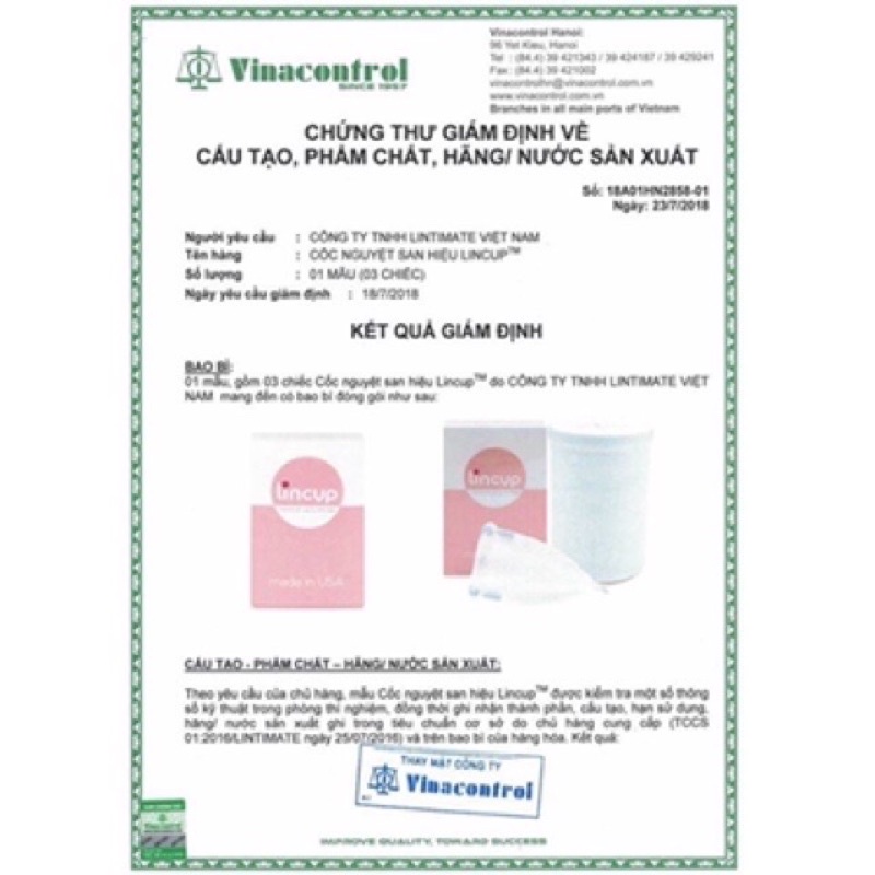 Cốc nguyệt san Lincup mẫu mới -giải pháp tốt nhất cho ngày ấy