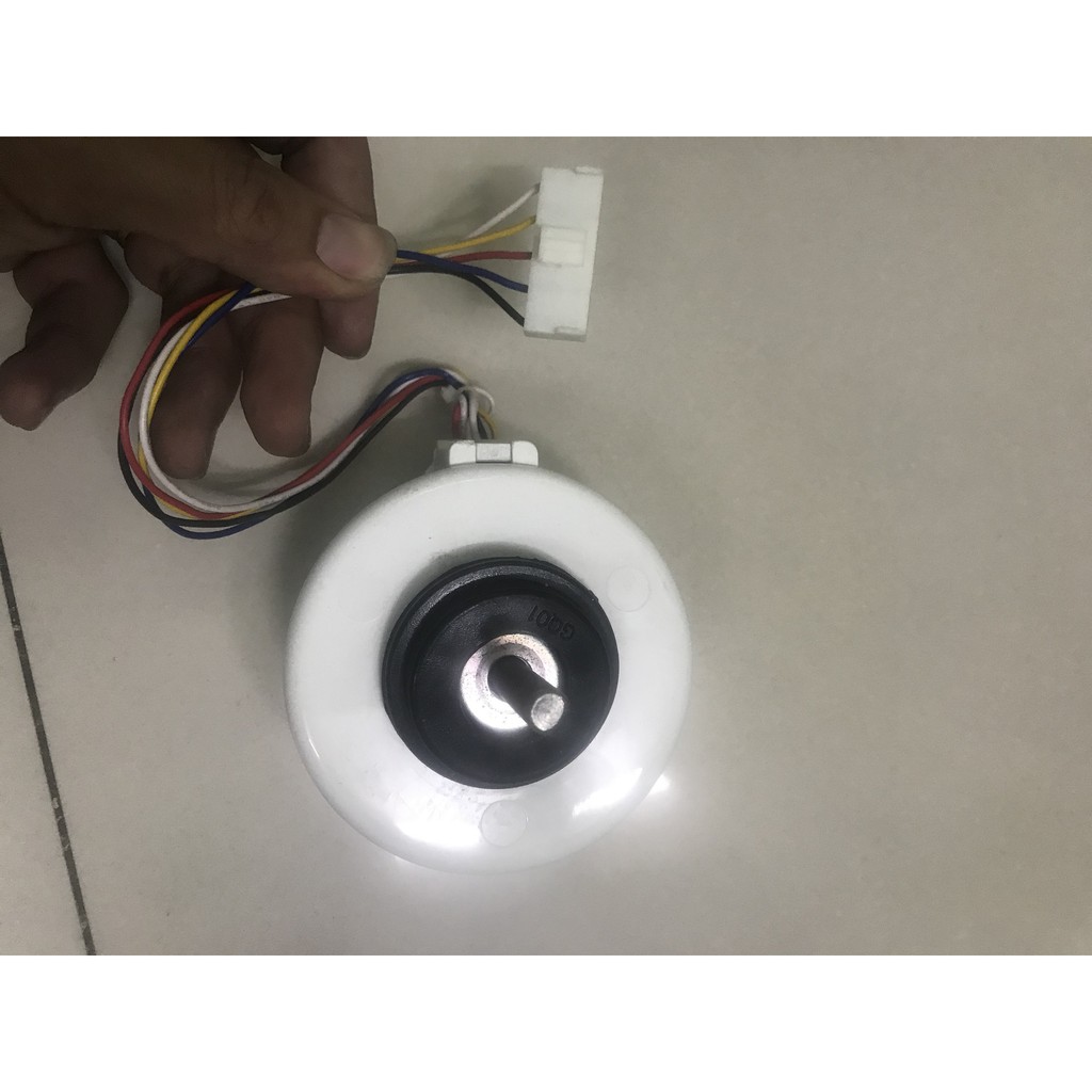 Motor quạt mặt lạnh điều hòa, trục ngắn, 15w, 5 dây / mô tơ quạt đầu lạnh máy lạnh