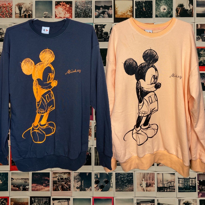 Áo Weater logo Mickey -  Unisex Nam Nữ cao cấp