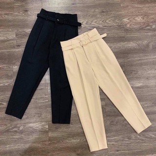 Quần Baggy Nữ 💖FREESHIP💖 Quần baggy nữ công sở form tôn dáng giúp bạn trông cao hơn Hàng Quẩng Châu chất đẹp