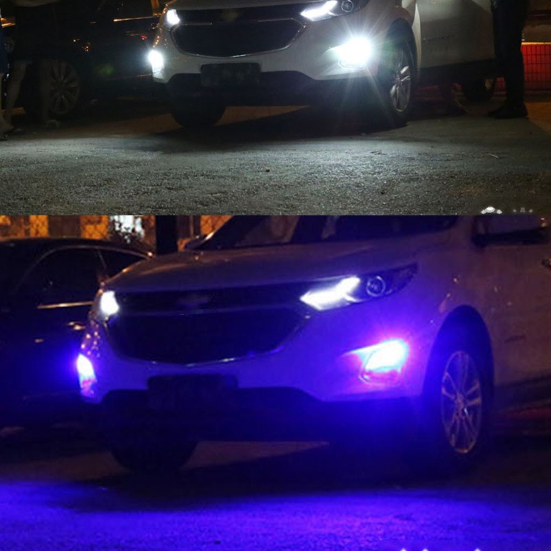 Set 2 Bóng Đèn Led Sương Mù Hai Màu H1 H3 880 881 Cho Xe Hơi