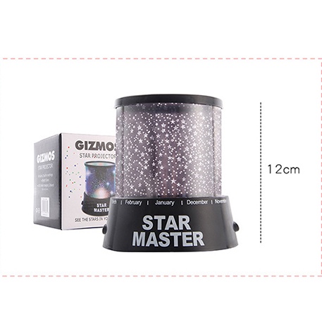 Đèn ngủ chiếu ngàn sao 3D trang trí- Đèn ngủ 3D Decor phòng ngủ ngôi sao