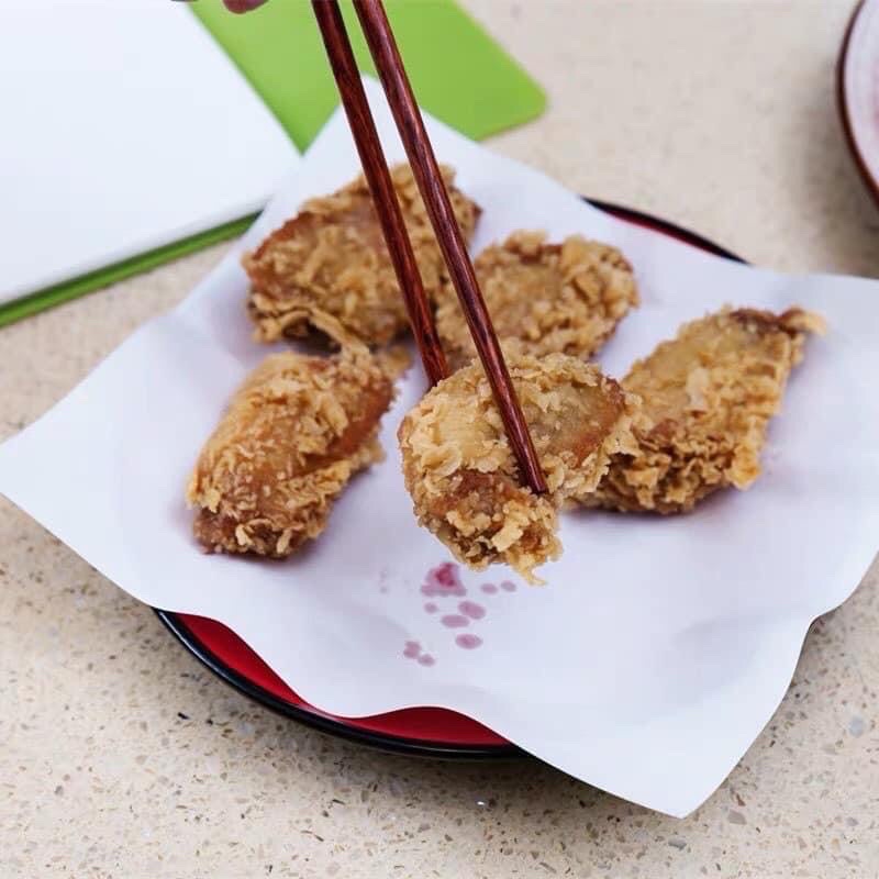 Túi 50 tờ giấy nến thấm dầu loại vuông 24x24cm