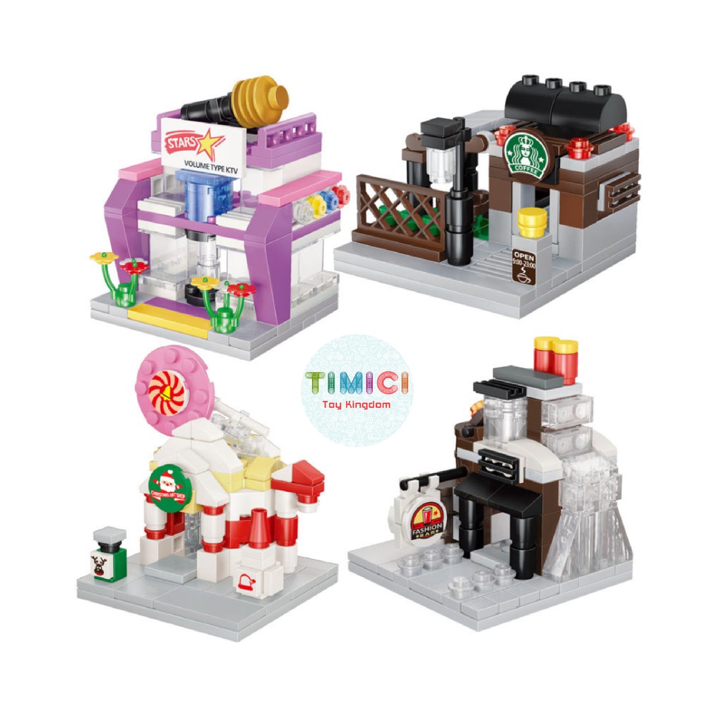 [LG043] Đồ chơi lego Cửa Hàng Đường Phố - Đồ chơi lego cho bé gái phát triển trí thông minh