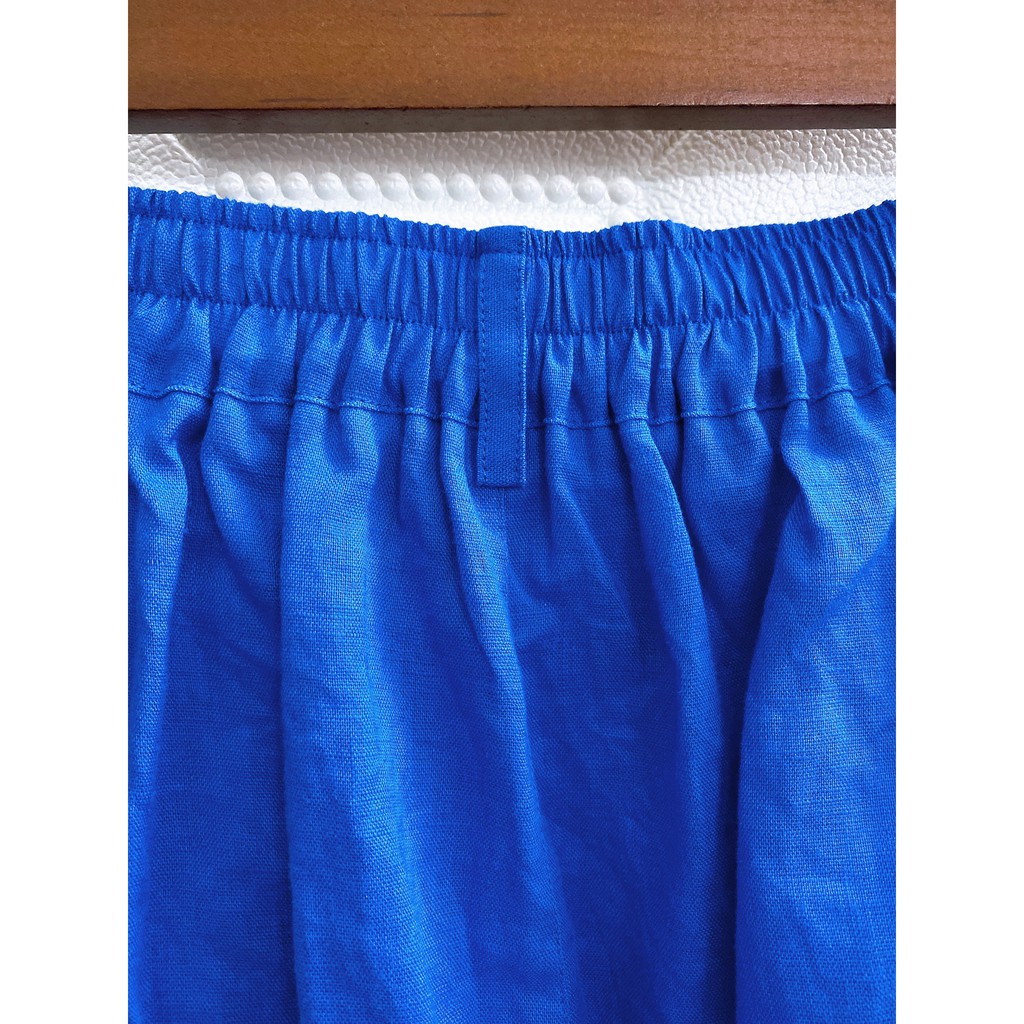 JUNE LINEN - Quần short LINEN TƯNG PREMIUM, 17 MÀU Fullsize. Hình thật