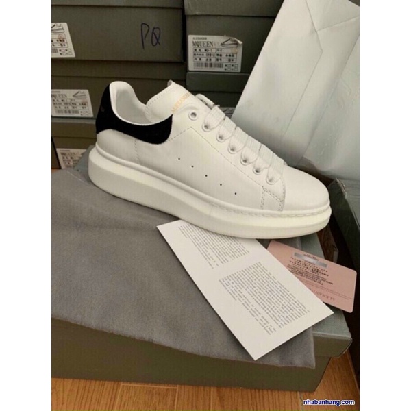 Giày Sneakers Nam MCQ trắng trơn full size 38-43