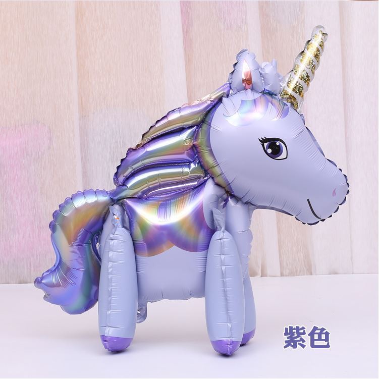 BÓNG TRÁNG NHÔM LỚN HÌNH NGỰA PONY 3D, BONG BÓNG KIẾNG TRANG TRÍ TIỆC