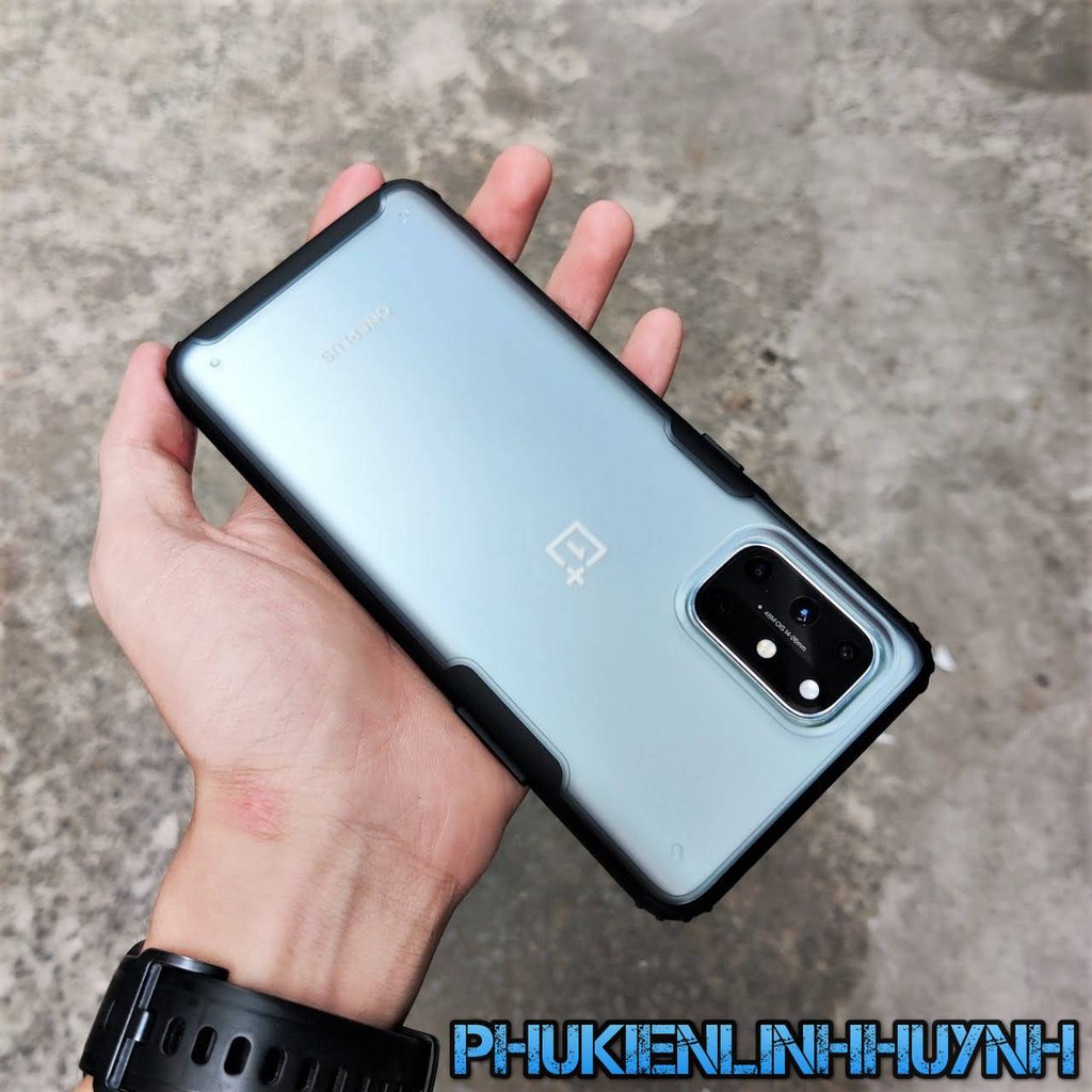 OnePlus 8T_Ốp lưng nhám viền màu Ver 2