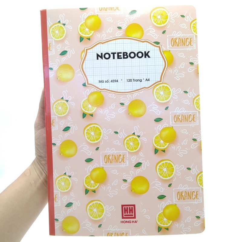 Sổ Notebook Hồng Hà Ô Ly 120 Trang A4 4594 (Mẫu Màu Giao Ngẫu Nhiên)