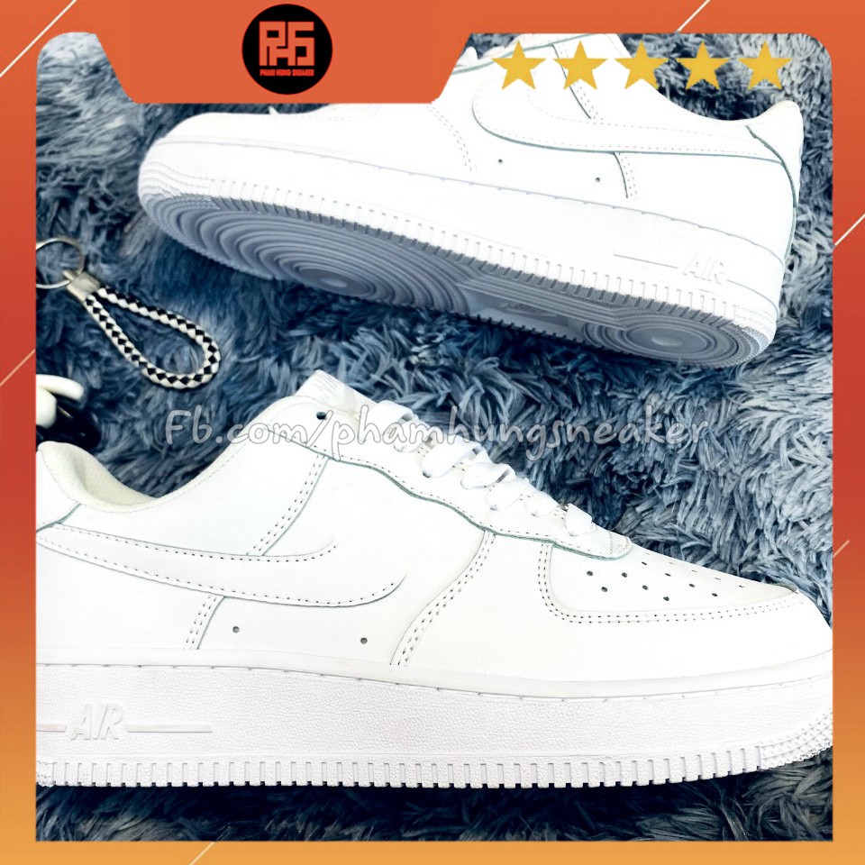 Deal Vip 📌 Giày Thể Thao Unisex 💝 Giày Sneaker Nam Nữ 💝 Mẫu Giày AF1 Basic Rất Dễ Phối Đồ 💝 AF1 Trắng Tinh Khôi 💝 VjpPr0