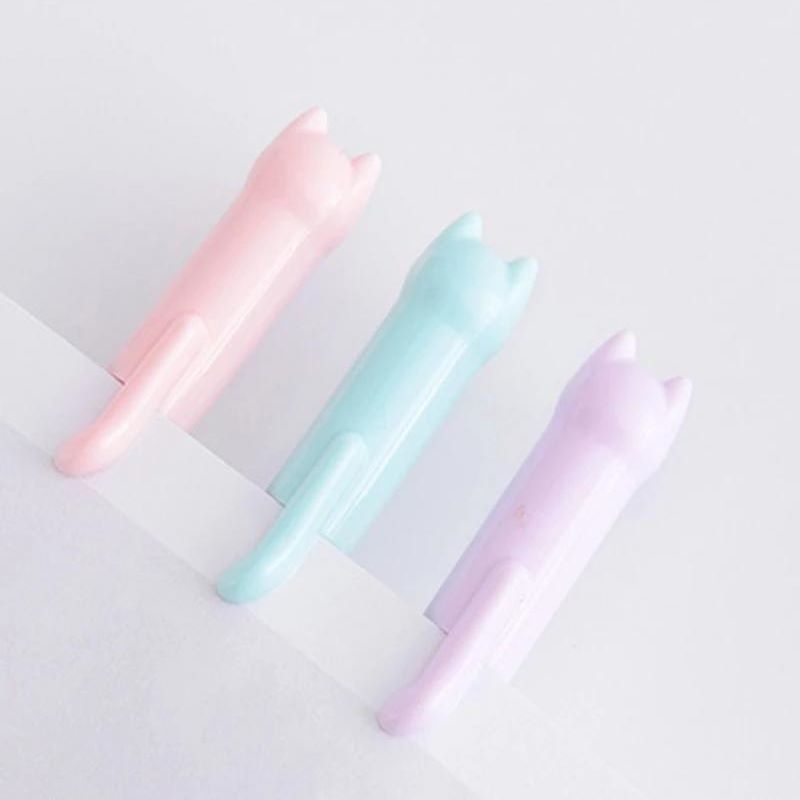 1 Bút Gel Hình Mèo Hoạt Hình Dễ Thương Cho Học Sinh/ Văn Phòng