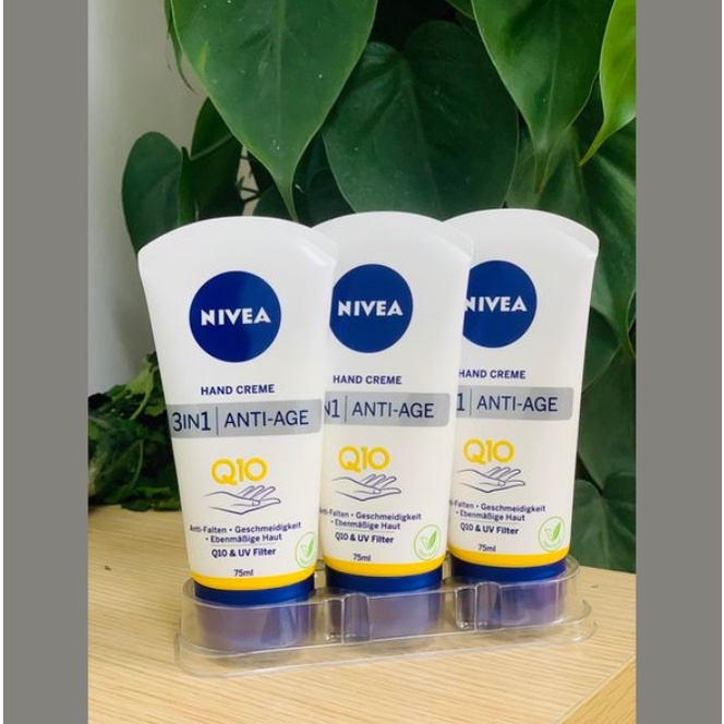 Kem dưỡng da tay Nivea Q10 Anti-Age nội địa Đức 75 ml dưỡng ẩm cho da khô - Shop Viloet