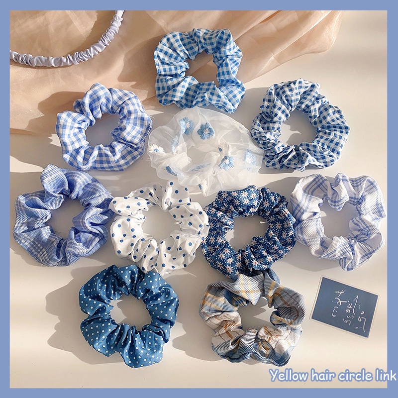 Dây Cột Tóc Đuôi Ngựa Cao Su Mềm Co Giãn Cỡ Lớn Mùa Xuân Mới Cho Nữ