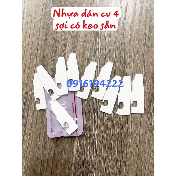 Gói 10 chiếc dán chân vịt cắt sẵn có keo - Dán vào chân vịt 4 sợi hoăc 5 sợi và dòng cổ thấp