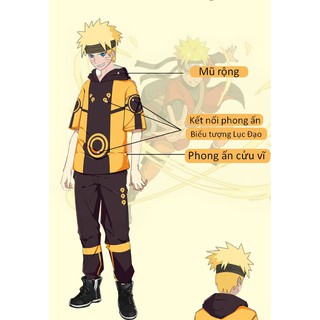 Áo thun ngắn tay Naruto Lục Đạo - [Áo Naruto Lục Đạo]