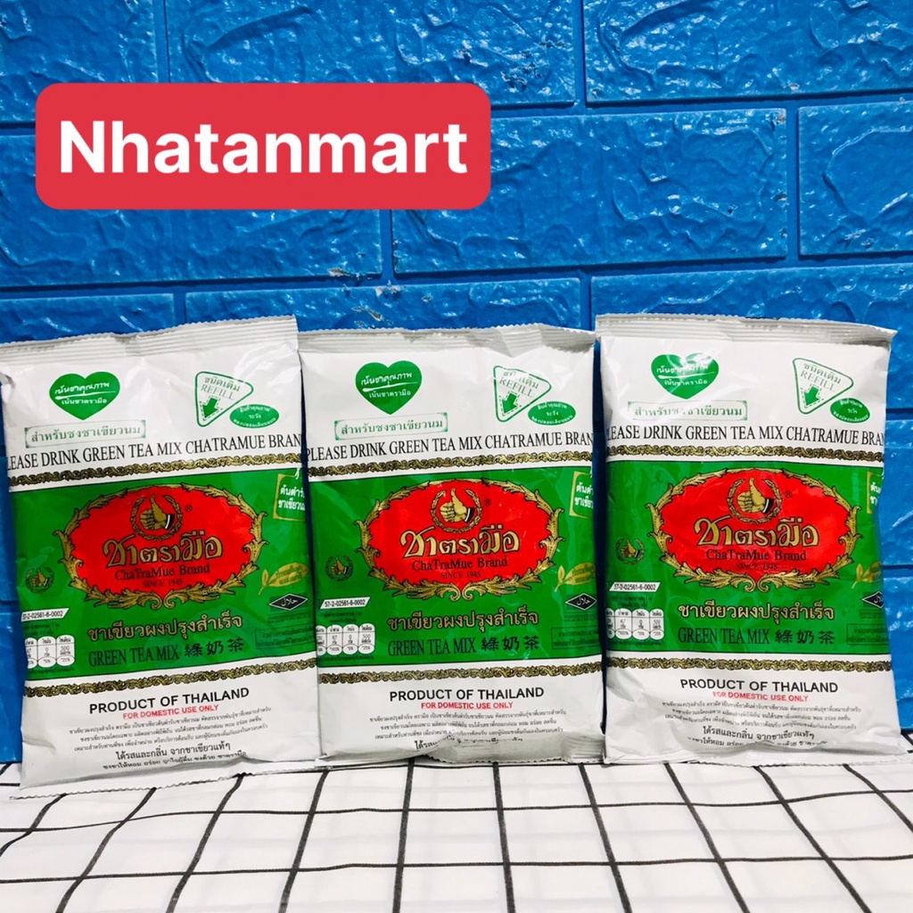Trà Thái Xanh 200g - Gói Trà Sữa Thái Xanh - Nguyên Liệu Nấu Trà Sữa